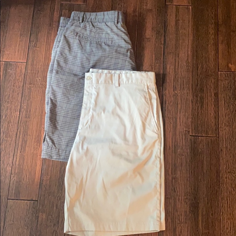 Two pair bundle: Men’s light weight Golf Shorts